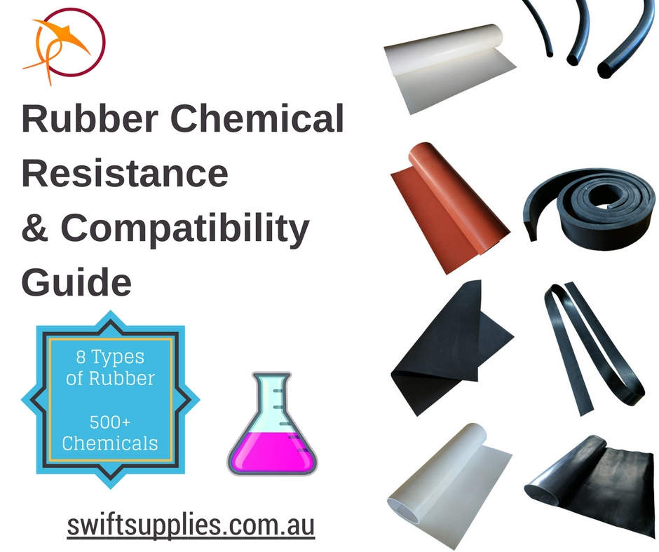 Rubber Chemical Compatability and Resistance Guide from Swift Supplies Online Australia